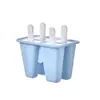 Molde de Silicone para Sorvete DIY Reutilizável Doméstico 4 Cavidades ou 6 Cavidades ou 10 Cavidades ou 12 Cavidades Molde de Silicone para Picolé