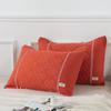 Funda de Almohada Estilo Europeo, Antideslizante, Anticaída, Algodón Puro, Paquete Individual, Gasa de Alta Gama, Algodón, Funda Fija para el Hogar, Funda de Almohada