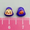 Novo Estilo Smiley Face com Gotejamento de Óleo, Contas Espaçadoras para Bebê Zongzi, Acessórios 3D Zongzi para o Festival do Barco-Dragão, Pingentes Coloridos para Joias de Pulseira DIY