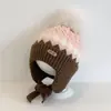 Chapéus Acolchoados com Proteção para Orelhas Estilo Coreano para Meninos e Meninas, Moda Bebê Inverno Quente e à Prova de Vento, Gorros de Bebê