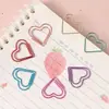 Venta Caliente en Amazon Clips para Papel de Amor Clips Creativos Lindos en Forma de Corazón Clips Coloridos Galvanizados Disponibilidad Inmediata Venta al por Mayor