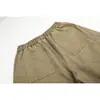 Rumeng marca de moda callejera retro estilo japonés, pantalones de trabajo rectos 3D para hombre, pierna ancha holgada, pantalones largos casuales elegantes para otoño