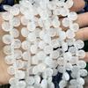 10*12mm ágata cristal agujero horizontal gotas de agua cuentas sueltas diy accesorios para pulsera collar gotas de agua planas semiacabadas