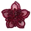 Accesorios de Flor de Pedrería Tridimensional de Alta Gama, Pinzas para el Cabello de Malla, Adornos para el Cabello, Vestido de Novia, Zapato, Bolso y Materiales para Accesorios