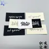 Etiquetas de Cuello de Raya Vertical para Ropa Personalizada, Etiquetas Tejidas, Etiquetas de Lavado para Ropa, Etiquetas Tejidas Hechas a Medida para Ropa Infantil, Ropa de Hombre y Mujer, y Etiquetas de Marca