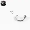 Pendientes de Joyería de Aleación de Titanio Modelo Nuevo Transfronterizo G23 Tipo C F136 Estrella de Cinco Puntas Luna Corazón Serpiente Pequeña Aro para Labio