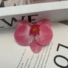 Cabeza de Flor Phalaenopsis Flor Artificial Accesorios de Pared de Flores Material Floral Arreglo de Boda Pared de Flores Arreglo Floral Hecho a Mano DIY Pasador Tocado de Flor