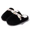 Pantuflas Mullidas de Invierno 2026 para Interiores Hogar Pantuflas de Algodón Pantuflas Calientes para Uso en Exteriores Medias Pantuflas para el Hogar Pantuflas Ligeras con Lazo