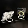 Funda de teléfono con soporte magnético plegable 18D para iPhone Duo, Funda protectora transparente de cobertura total para Apple 18D