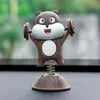Adornos de coche de juguete con música para mascotas de dibujos animados lindos, adornos creativos de tendencia para coche, decoraciones lindas, adornos para el interior del coche