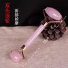 Contenedor de belleza de jade Dongling jade blanco masaje facial rodillo de jade de doble cabeza ágata calcedonia rodillo de belleza instrumento de belleza venta al por mayor