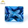 Rectangular ángulo recto afilado color cristal colección gema piedra desnuda fabricantes en stock al por mayor accesorios de joyería piedra principal DIY