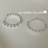 Pendientes de Aro Minimalistas Estilo Ins Coreano para Mujer, Pendientes de Aro Redondos de Plata de Ley S925 con Incrustaciones de Circonita