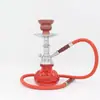 Hookah árabe direto da fábrica, barra completa, pequeno SHISHA, narguilé de tubo único e duplo, recipiente de fumaça de vidro