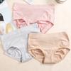Calcinhas Femininas Seamless de Cintura Média com Design de Colmeia 3D Estilo Japonês, Levanta Bumbum Seamless, Respiráveis, Alta Elasticidade
