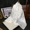 Pañuelo de Seda de Puntos, Estilo Coreano de Alta Gama Versátil Falso Seda 70cm Pañuelo Pequeño, Fajín Decorativo, Lazo para el Cabello, Pañuelo para la Cabeza, Pañuelo para el Cuello