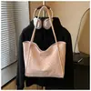 Bolso de lona artístico de lunares estilo japonés, simple y fresco, bolso de hombro anudado, bolsa de mano de gran capacidad para el día a día, moderno