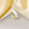Anillo Ladrillo de Diseño Nicho de Alta Gama Lujo Accesible para Mujer Moda Europea y Americana Creativo Zirconia Chapado en Oro Anillo Abierto Ajustable