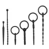 Yingfeini sm juguete sexual para adultos para hombres expansor de pene varilla de placer estimulación uretral cuentas anales consolador silicona corto