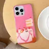 Funda para Teléfono Anti-Caída Rosa Temática de Gato Pastel para iPhone 17, Adecuada para Apple 16/15, Blanca Girly, Funda Dura IMD