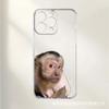 Funda para Teléfono Móvil Pink Monkey 16e 15ProMax Apple 12 Transfronteriza iPhone14 Comercio Exterior 11 Gao Zhu 13 Suave Xr