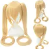 Peluca para cosplay color cabello largo lacio peluca de caricatura sonido inicial futuro fábrica de pelucas en stock ventas directas