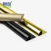 Exportación de Fábrica Perfilador Metálico para Bordes de Azulejo Cerámico Aleación de Aluminio Perfil de Borde Perfilador de Borde de Azulejo de Aluminio