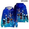 2024 Transfronterizo Nuevoastro Bot Universo Robot 3D Digital Casual Ropa para Adultos Niños Cos Sudadera con Capucha