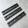 Placa de Conexão para Trilho de Ferrovia Industrial e de Mineração Estrutura de Quatro Furos Resistência à Carga e ao Impacto Trilho Leve Trilho Pesado Placa de Barriga de Peixe