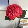 Simulado 252 Peças de Hortênsia Grande Casamento Casa Aula Sofisticada Flor Artificial de Seda Salão de Casamento Flor Decorativa Hortênsia Única Flor Artificial