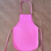 Delantal delantal no tejido desechable delantal infantil logo en stock hilo de coser al por mayor delantal cosido en stock