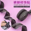 Cinta adhesiva para dobladillos de pantalones para acortar pantalones, herramienta de modificación de dobladillos de pantalones de un minuto, cinta de tela sin costuras para enrollar los dobladillos de los pantalones
