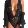 Comercio exterior Europa y Estados Unidos Perspectiva negra Conjunto de ropa interior sexy de tres puntos perspectiva seductora pijama sexy