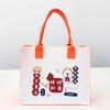 Nuevo Bolso de Fieltro Lindo Personalizado Creativo de Dibujos Animados Bolso Tote de Fieltro Caqui Ruyi Fieltro Mano Regalo