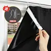 Cortinas de Fio de Primavera Quentes e Populares Transfronteiriças com Ganchos Simples, Cortinas Blackout Completas, Instalação Sem Furos, Cortinas em Estoque Pronto para Exportação
