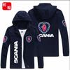 Jaqueta com logo de carro 2021 novo conjunto de baseball com zíper e capuz para esportes casuais masculinos Europa e Estados Unidos comércio exterior tamanho grande roupas masculinas