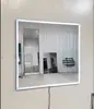 Espejo de Baño con Luz, Espejo de Baño Montado en Pared, Espejo de Plata Ultra Blanco sin Cobre para Hotel con Luz