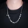 Collar de borla dibujable con lentejuelas de estrella, moda para hombre, diseño de alta gama, joyería para chica hot, joyería de nicho con personalidad para mujer, tendencia