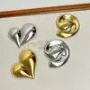 Diseño de Nicho Broche de Corazón Fotosensible Pin de Corsage Geométrico Simple Europeo y Americano Lujo Accesible Accesorios de Alta Gama para Mujeres