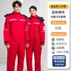 Ropa de trabajo de invierno para protección contra el frío, incluyendo overoles aislados, ropa de trabajo ignífuga y antiestática, y ropa de trabajo de algodón engrosado para uso en instalaciones de almacenamiento en frío y plantas químicas, ofreciendo protección contra ácidos y álcalis.