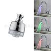 Lâmpada de torneira LED Saída de água rotativa 360 graus Controle de temperatura da água/Bico de água com mudança de cor colorida 8001-B11-6