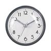 Mini Reloj de Pared con Ventosa Baño Vidrio Antivaho Impermeable Cocina Baño Reloj de Ventosa Reloj de Cuarzo 7cm