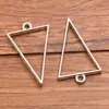 17 Estilos de Acessórios para Joias DIY de Liga de Ouro Branco, Pingentes em Formato de Lua, Redondos e Coração com Molduras Vazadas de Resina