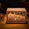 Caja para Relojes Agitador Automático Completo Dispositivo de Cadena Superior Dispositivo de Balanceo para Relojes Mecánicos Agitador para Relojes Inteligentes Regalo Decoración del Hogar