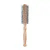 Peine Rulo de Cerdas de Jabalí y Madera de Loto para Rizos, Peine de Tubo de Aluminio para Peinar, Cuanto Más Peinas Más Rizos Creas, Peine Rulo Eléctrico Profesional para Peinar
