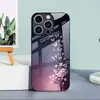 Aplicable a Funda de Vidrio Templado para Apple 18PRO 17PROMAX Flor Degradada Cubierta Protectora iPhone16 Mariposa 17E