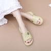 Zapatillas de verano para mujer, zapatillas de moda para centro comercial, de tres colores, opcionales, para el hogar, informales, para exteriores