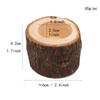 Portavelas con Forma de Corteza de Árbol y Tronco, Adornos Artesanales de Madera Adecuados para Mesas, Aparadores, Entradas y Se Pueden Usar para Decorar Múltiples Tocones de Árbol Pequeños