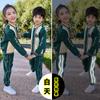 Uniforme escolar para estudiantes de primaria, conjunto de primavera y otoño, ropa de clase para niños de dos piezas, algodón puro, ropa deportiva de primavera para jardín de infantes, ropa de primavera y otoño.