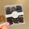 Lote de 90 gomas elásticas pequeñas sin costuras para el pelo de bebé, de color caramelo, bonitas y muy elásticas, venta al por mayor